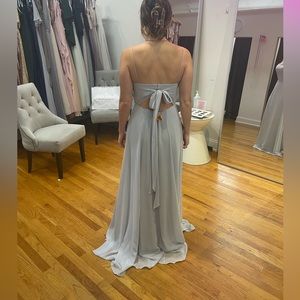 Jenny Yoo Kiara Dress Whisper Blue